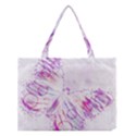 Colorful Butterfly Purple Medium Tote Bag View1