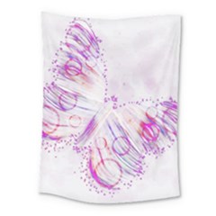 Colorful Butterfly Purple Medium Tapestry by Mariart