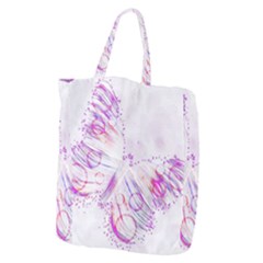 Colorful Butterfly Purple Giant Grocery Tote by Mariart