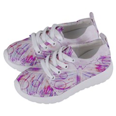 Colorful Butterfly Purple Kids  Lightweight Sports Shoes by Mariart