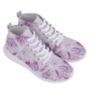 Colorful Butterfly Purple Men s Lightweight High Top Sneakers View3