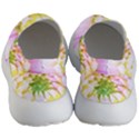 Pretty Pink, White And Yellow Cactus Dahlia Macro Women s Lightweight Slip Ons View4