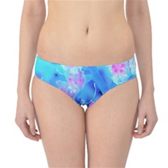 Blue And Hot Pink Succulent Underwater Sedum Hipster Bikini Bottoms by myrubiogarden