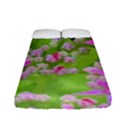 Hot Pink Succulent Sedum With Fleshy Green Leaves Fitted Sheet (Full/ Double Size) View1