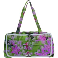 Hot Pink Succulent Sedum With Fleshy Green Leaves Multi Function Bag by myrubiogarden