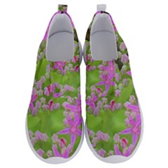 Hot Pink Succulent Sedum With Fleshy Green Leaves No Lace Lightweight Shoes by myrubiogarden