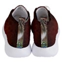 Cute Collie With Flowers On Vintage Background Women s Lightweight High Top Sneakers View4