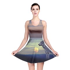 Wolf Moon Reversible Skater Dress