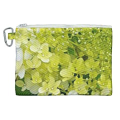 Elegant Chartreuse Green Limelight Hydrangea Macro Canvas Cosmetic Bag (xl) by myrubiogarden