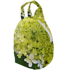 Elegant Chartreuse Green Limelight Hydrangea Macro Travel Backpacks by myrubiogarden