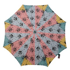 Abstract Christmas Balls Pattern Hook Handle Umbrellas (large) by Mariart