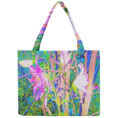 Abstract Oriental Lilies In My Rubio Garden Mini Tote Bag by myrubiogarden