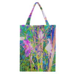 Abstract Oriental Lilies In My Rubio Garden Classic Tote Bag by myrubiogarden