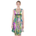 Abstract Oriental Lilies In My Rubio Garden Racerback Midi Dress View1