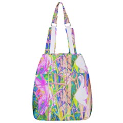 Abstract Oriental Lilies In My Rubio Garden Center Zip Backpack by myrubiogarden