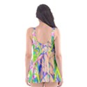 Abstract Oriental Lilies In My Rubio Garden Skater Dress Swimsuit View2