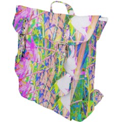 Abstract Oriental Lilies In My Rubio Garden Buckle Up Backpack by myrubiogarden