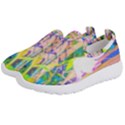 Abstract Oriental Lilies In My Rubio Garden Kids  Slip On Sneakers View2