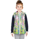 Abstract Oriental Lilies In My Rubio Garden Kid s Hooded Puffer Vest View1