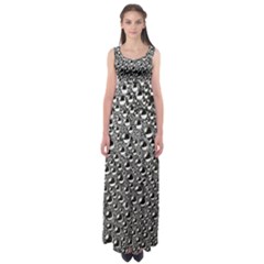 Water Bubble Photo Empire Waist Maxi Dress