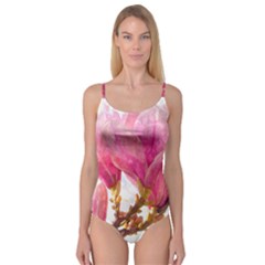 Wild Magnolia Flower Camisole Leotard  by picsaspassion