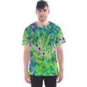 Purple Coneflower Garden With Tiger Eye Tree Men s Sports Mesh Tee View1