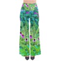 Purple Coneflower Garden With Tiger Eye Tree So Vintage Palazzo Pants View1