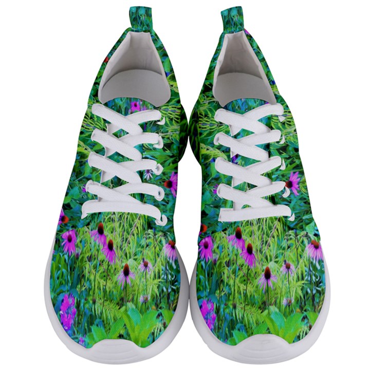 Purple Coneflower Garden With Tiger Eye Tree Men s Lightweight Sports Shoes