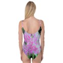 Hot Pink And White Peppermint Twist Garden Phlox Camisole Leotard  View2