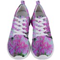 Hot Pink And White Peppermint Twist Garden Phlox Men s Lightweight Sports Shoes View1