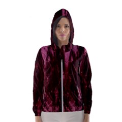 Wordsworth Crushed Velvet Hooded Windbreaker (women) by DeneWestUK