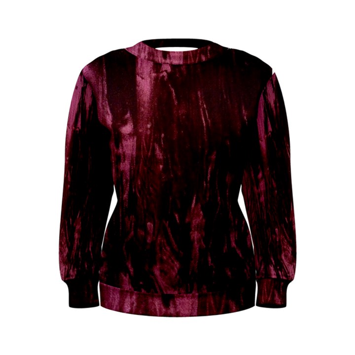 Wordsworth Crushed Velvet Women s Sweatshirt