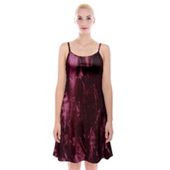 Wordsworth Crushed Velvet Spaghetti Strap Velvet Dress by DeneWestUK