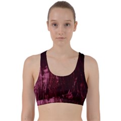 Wordsworth Crushed Velvet Back Weave Sports Bra by DeneWestUK