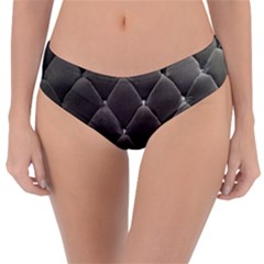 Wordsworth Grey Diamonds Reversible Classic Bikini Bottoms by DeneWestUK