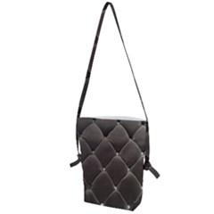 Wordsworth Grey Diamonds Folding Shoulder Bag by DeneWestUK