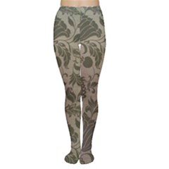 Wordsworth Metallic Flowers Tights by DeneWestUK