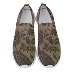 Wordsworth Metallic Flowers Women s Slip On Sneakers by DeneWestUK