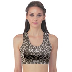 Wordsworth Metallic Pattern Sports Bra by DeneWestUK