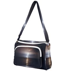 Lightning Strike  Front Pocket Crossbody Bag