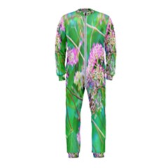 Invincibelle Spirit Hot Pink Hydrangeas On Aqua Green Onepiece Jumpsuit (kids)