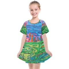 Our Town My Town Kids  Smock Dress by arwwearableart