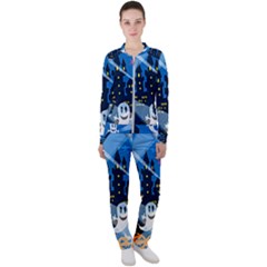 Halloween Ghosts Haunted House Casual Jacket And Pants Set