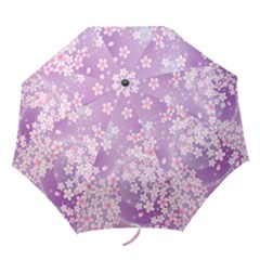 Japanese Sakura Background Folding Umbrellas by Wegoenart