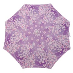 Japanese Sakura Background Straight Umbrellas by Wegoenart