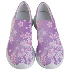 Japanese Sakura Background Women s Lightweight Slip Ons by Wegoenart