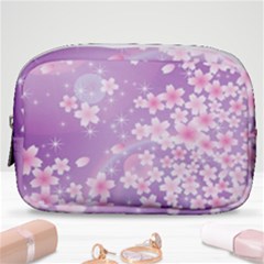 Japanese Sakura Background Make Up Pouch (small)