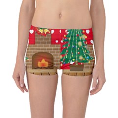 Christmas Room Living Room Boyleg Bikini Bottoms