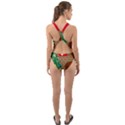 Christmas Room Living Room Cut-Out Back One Piece Swimsuit View2