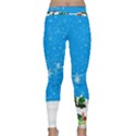 Elf On A Shelf In Sled Snowflakes Classic Yoga Leggings View1